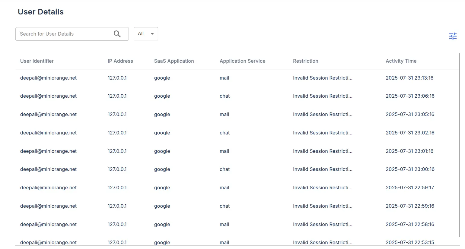 Google Workspace Network IP Restriction- CASB Application Policy Settings