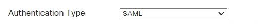 AnyConnect Single Sign On (sso): set Authentication type