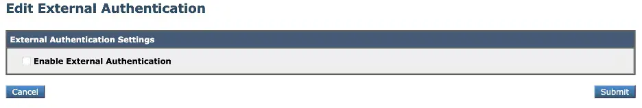 MFA 2FA Multi-Factor / Two-Factor Authentication for Cisco ESA : Enable Authentication