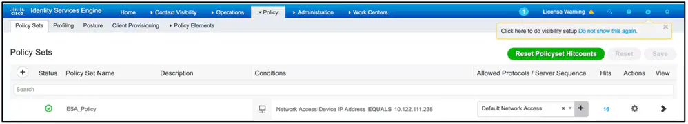 MFA 2FA Multi-Factor / Two-Factor Authentication for Cisco ESA : New Policy