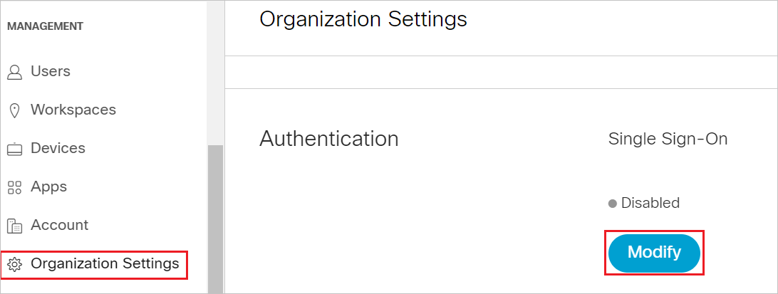 Cisco Spark Platform SAML configure