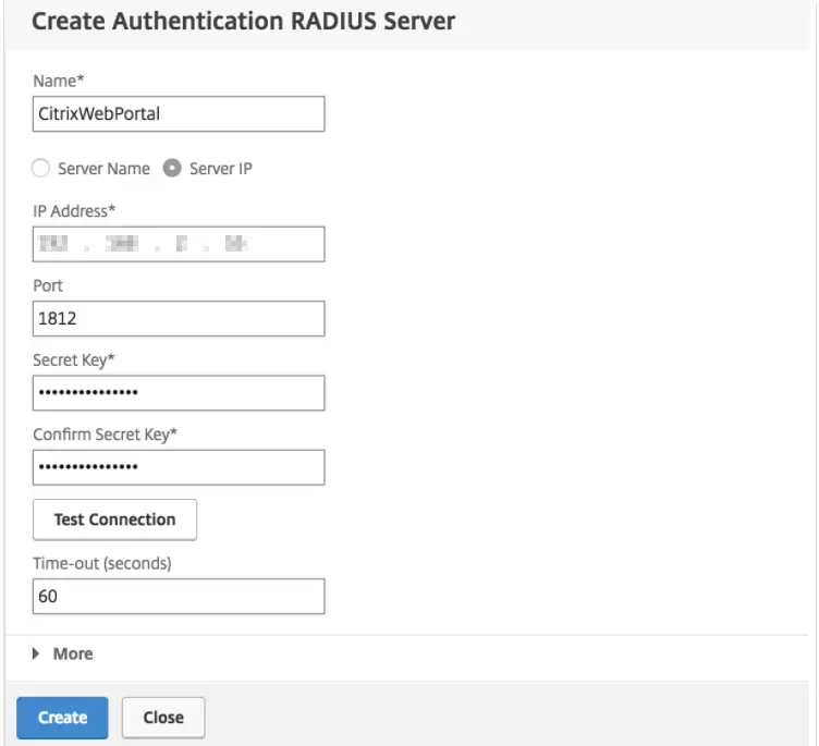 Two-Factor Authentication (2fa) for authentication radius server