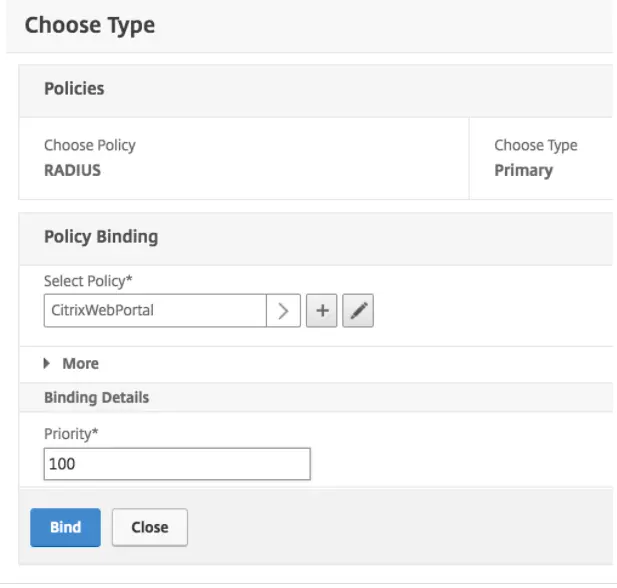 Two-Factor Authentication (2fa) for VPN : Policy type
