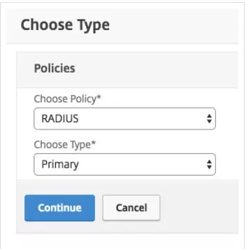 Two-Factor Authentication (2fa) for Radius policy