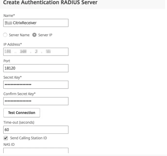 Two-Factor Authentication (2fa) for Radius server authentication
