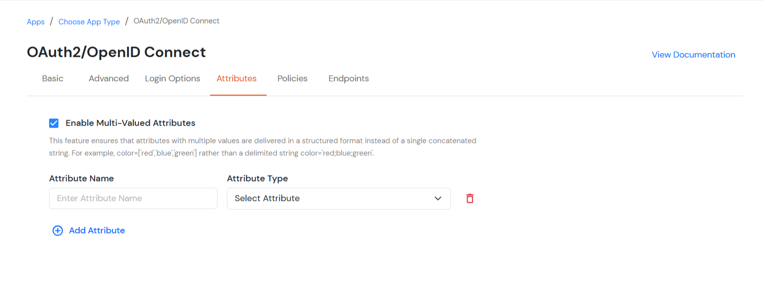 miniOrange Identity Platform Admin Handbook: Enable Multi-Valued Attributes