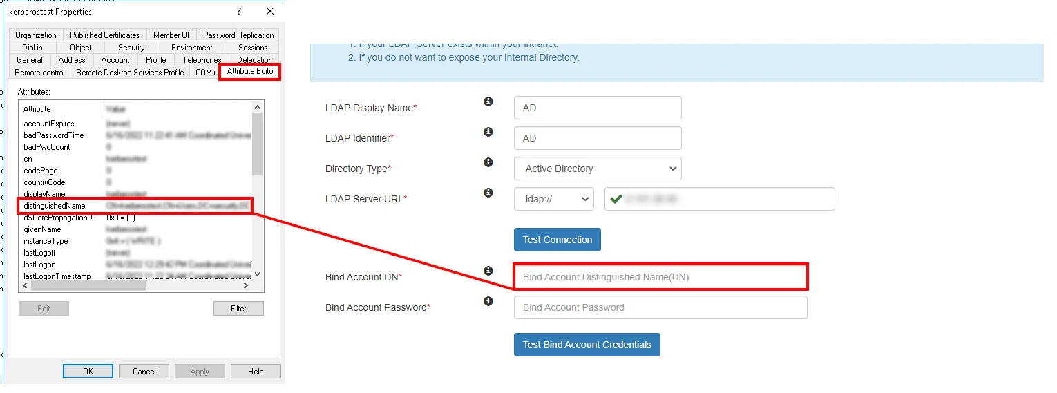 Oracle Siebel CRM MFA: Configure user bind account domain name