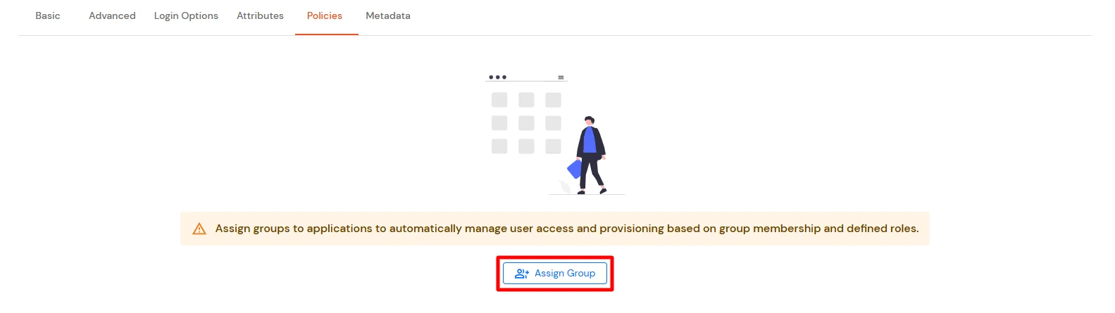 Configure Slack Single Sign-On (sso) Click Assign Group