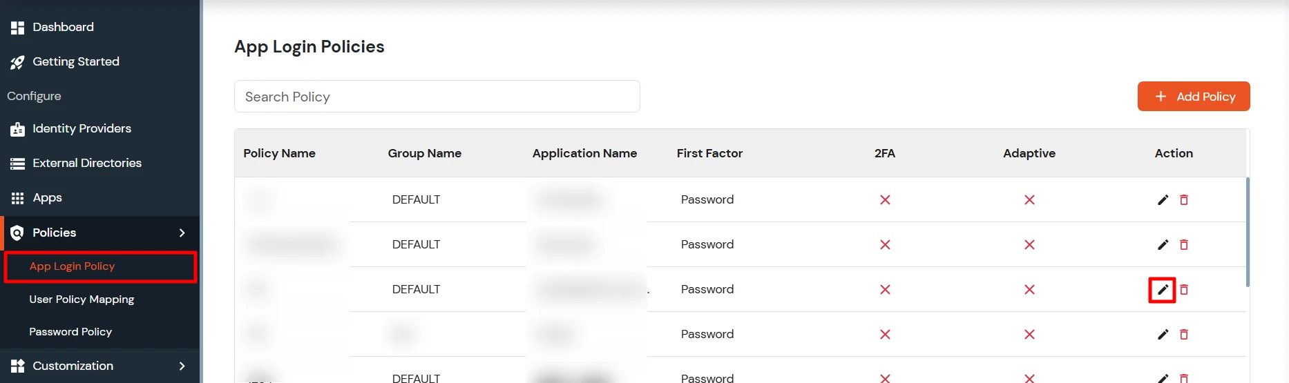 Oracle E-Business  two-factor authentication edit device restriction policy