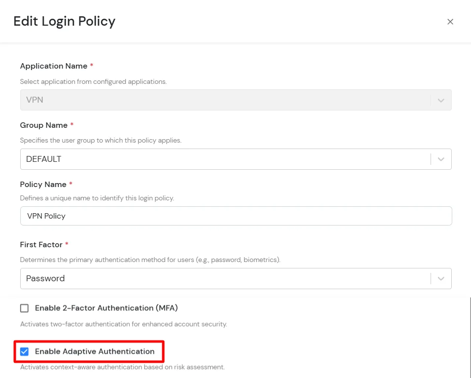 QlikView Single Sign-On (SSO) Restrict Access Enable Adaptive Authentication
