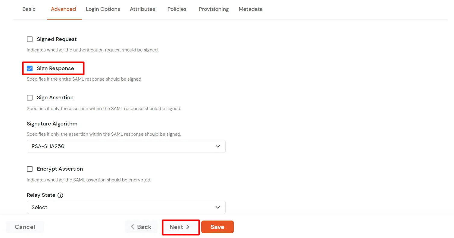 Salesforce SSO (Single Sign-On) Advanced settings