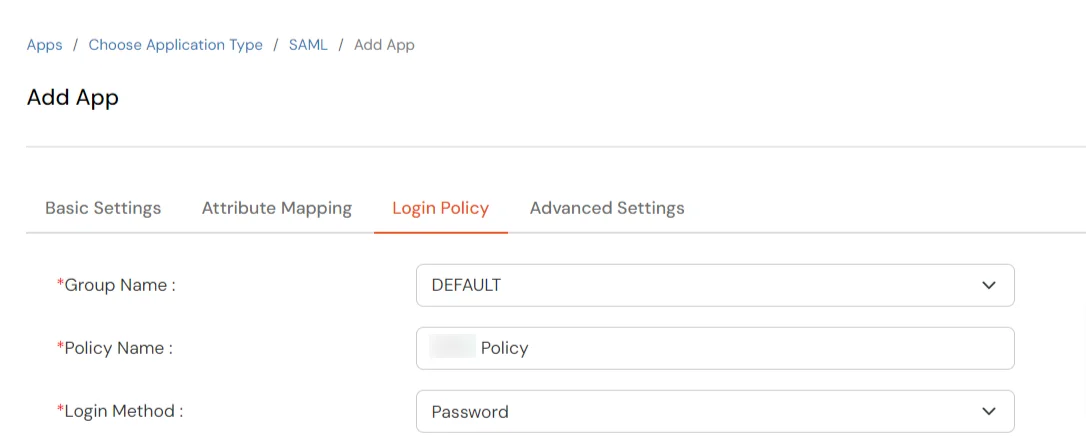 TimeOffManager Single Sign-On (sso) Login Policy
