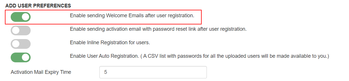 MFA/Two Factor Authentication(2FA) for Parallels Desktop Enable sending Welcome Emails after user registration