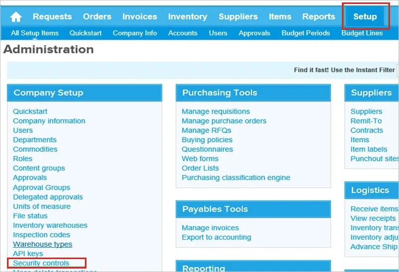 Coupa Single Sign-On (SSO) Click Setup