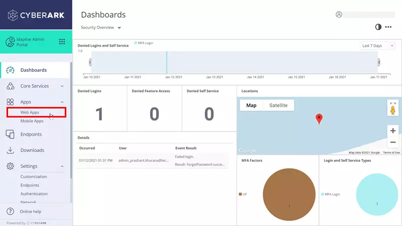 SAML Single Sign-On (SSO) using CyberArk (IdP),sso page