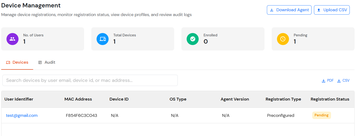 Adaptive Authentication: Device Management