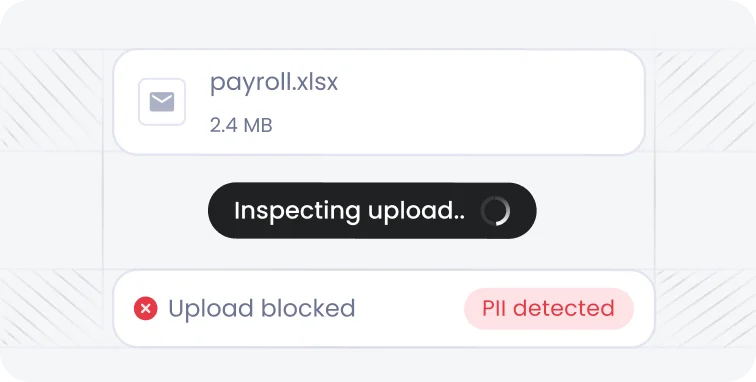 Browser and Web Upload Protection