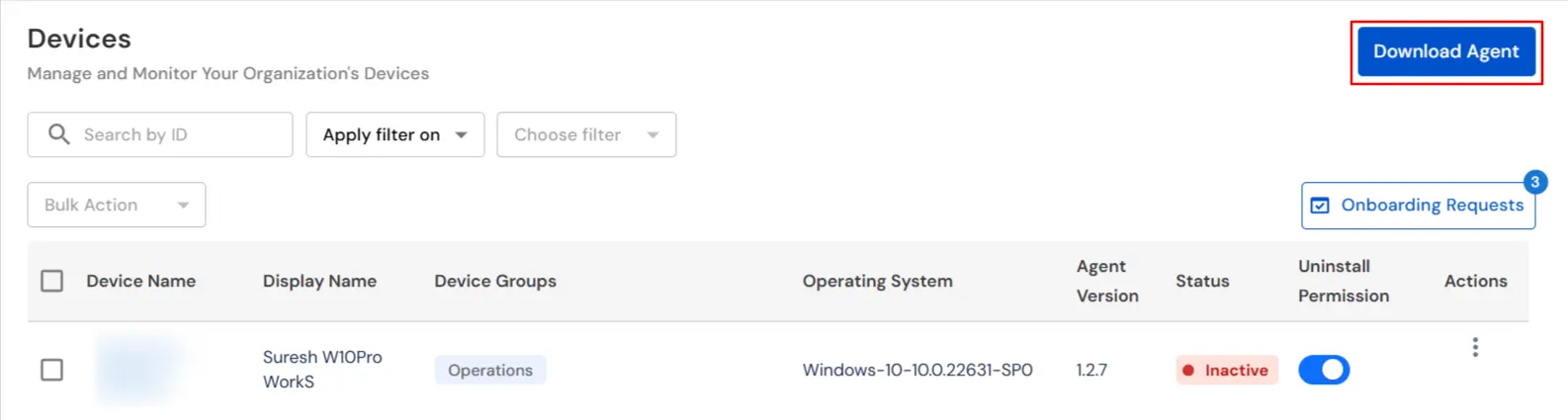 miniOrange DLP compliance and password policy setup | Settings tab