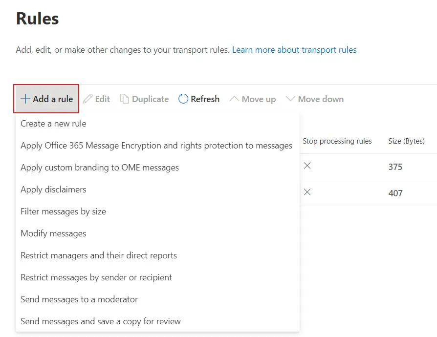 miniOrange Email DLP setup with Microsoft Outlook | Createnew Rule