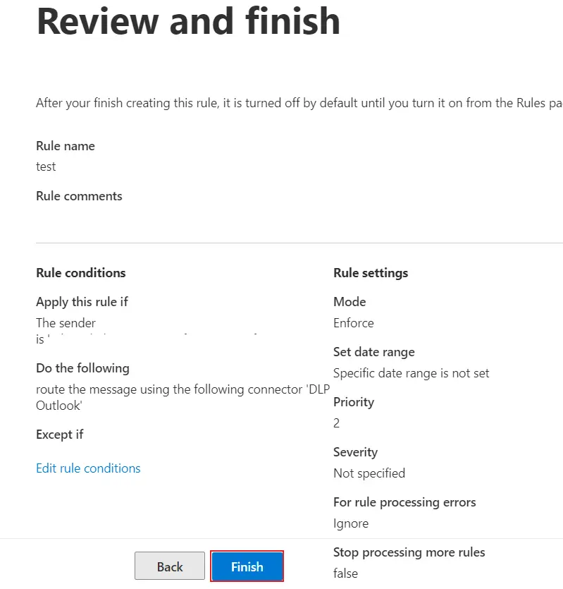 miniOrange Email DLP setup with Microsoft Outlook | Review Settings