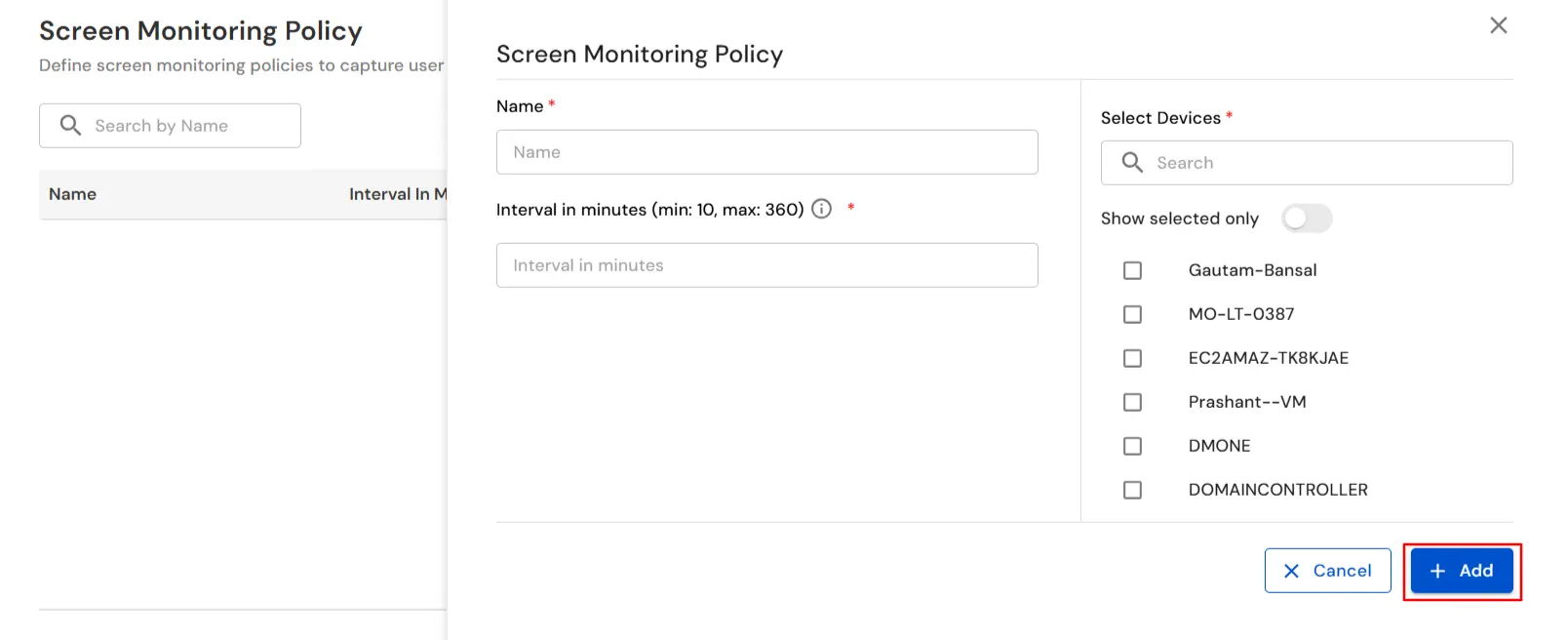 miniOrange DLP compliance and password policy setup | Apply password policy