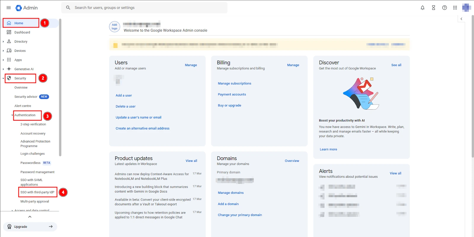 Google CASB SSO third party IDP