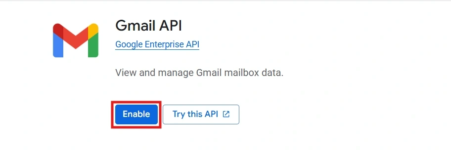 Click Enable