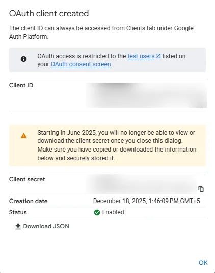 Google Apps GSuite SSO miniOrange Broker Service client id client secret