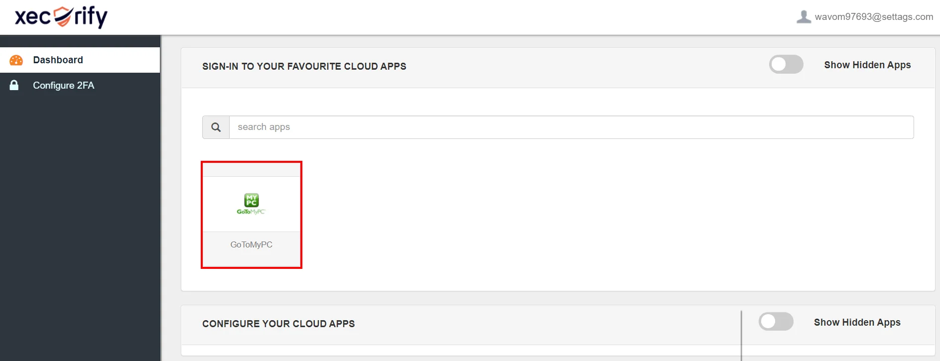 GoToMyPC Single Sign-On (SSO) manage apps