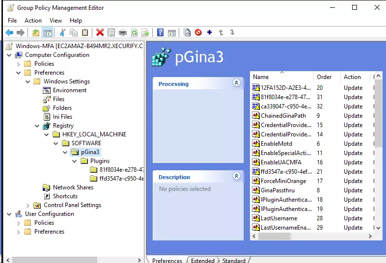 2FA/MFA for Windows Logon and RDP - Windows Credential Provider : You will see the imported registry key