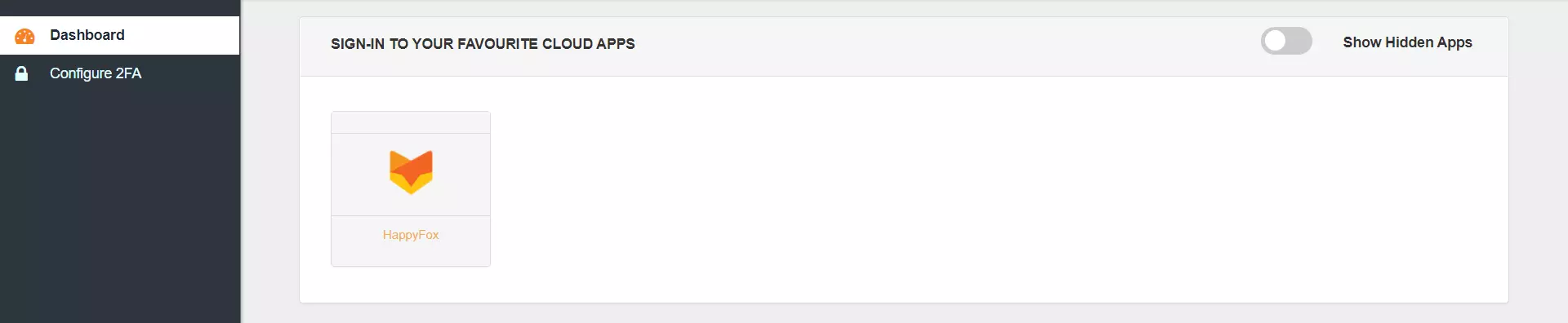 HappyFox Single Sign-On (SSO) manage apps
