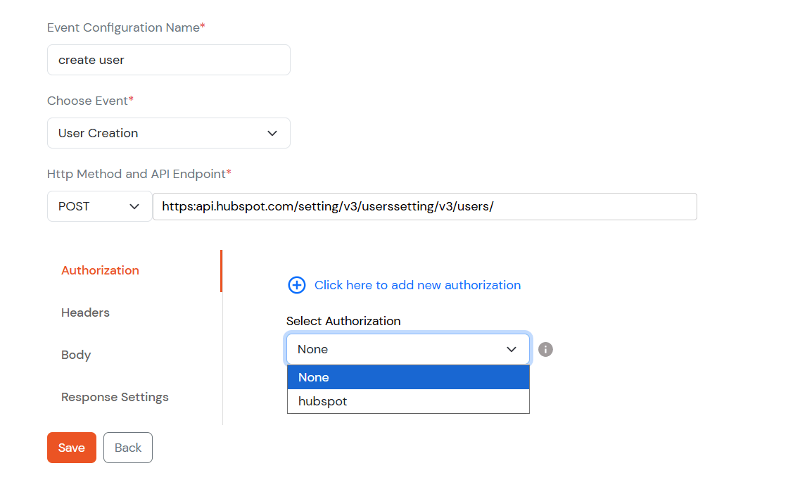 Hubspot Provisioning
