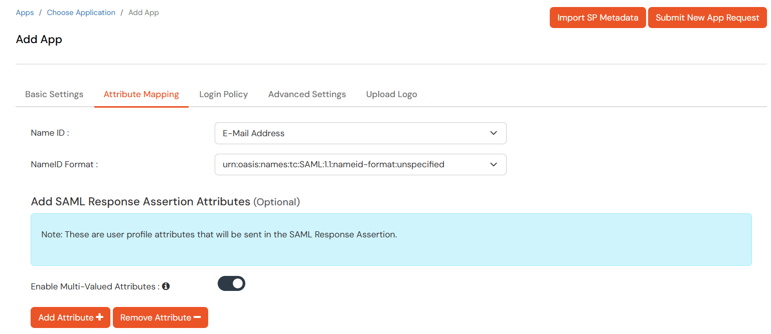 miniOrange Identity Platform Partner Portal Handbook: Add attributes