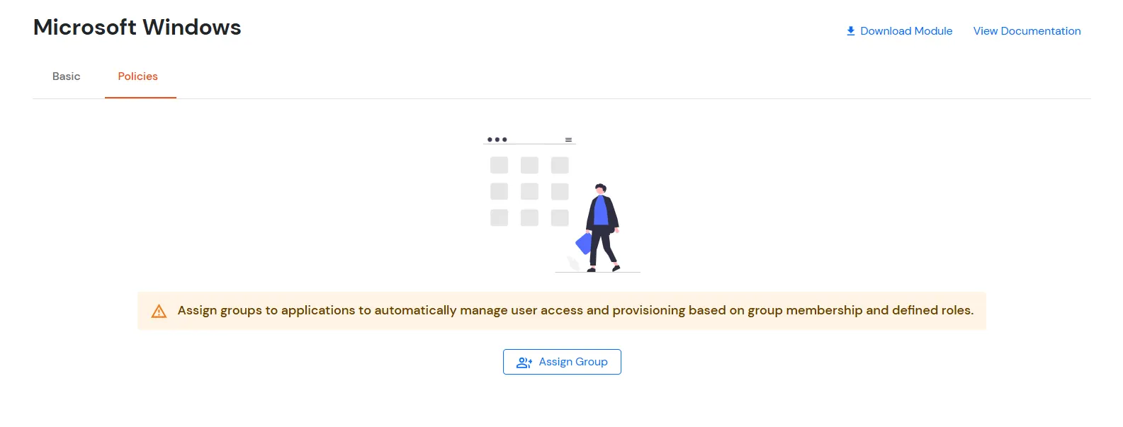 miniOrange Identity Platform Admin Handbook: Go to Policies and Add Policy