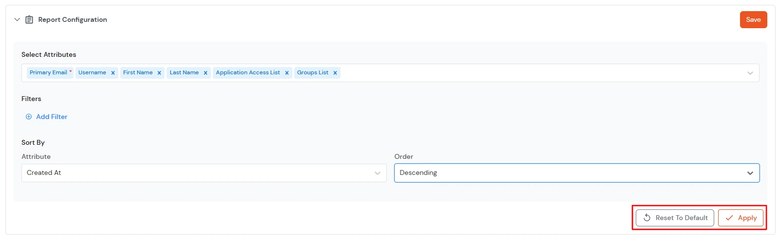 miniOrange Identity Platform Admin Handbook: Report columns