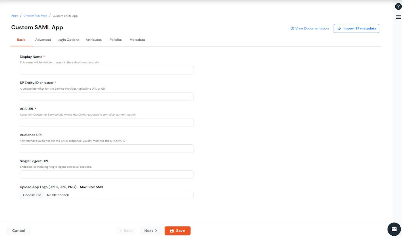 miniOrange Identity Platform Admin Handbook: Basic Setting