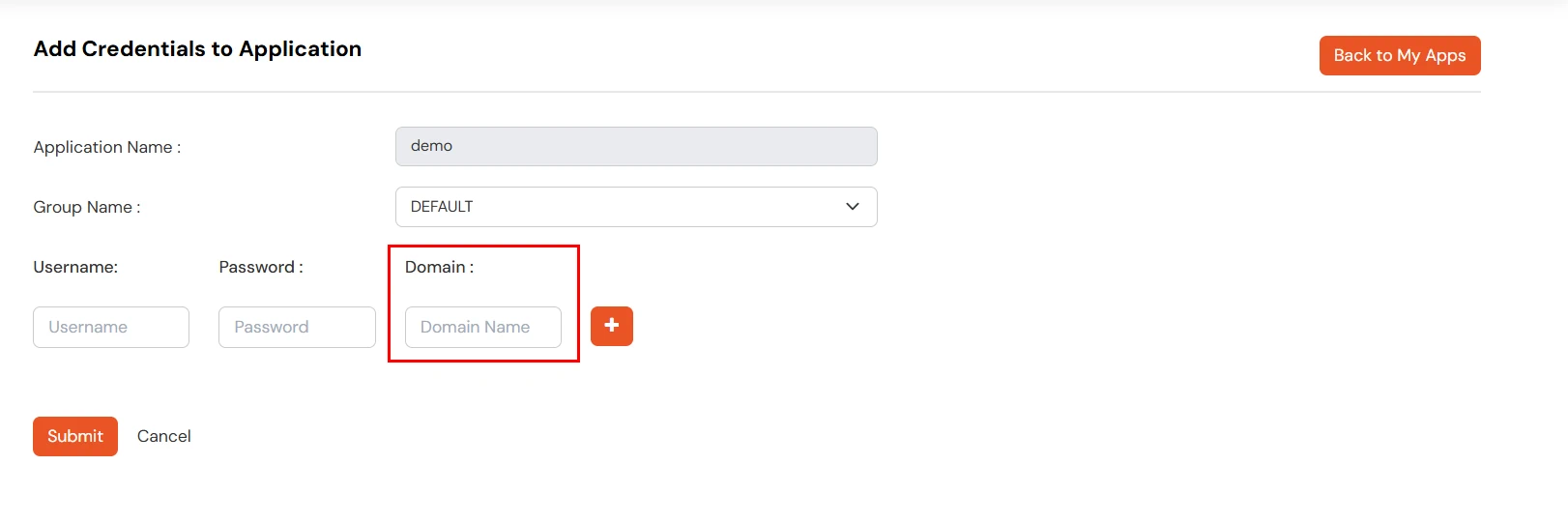 miniOrange Identity Platform Admin Handbook: Add Individual User credential