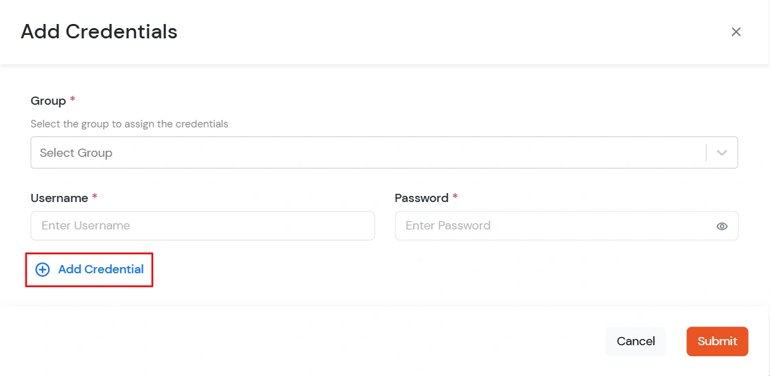 Zoho Invoice Single Sign-On (SSO) configure group shared credentials