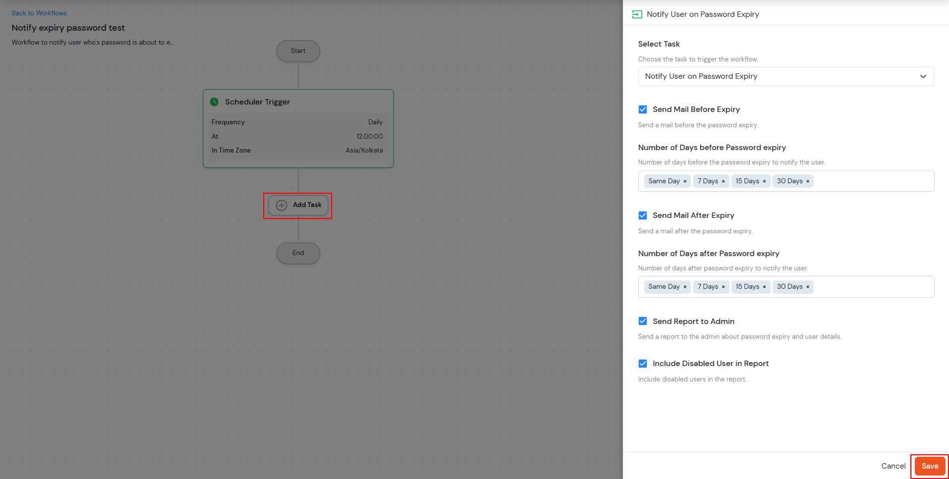 Notify Expire Password in Admin Handbook
