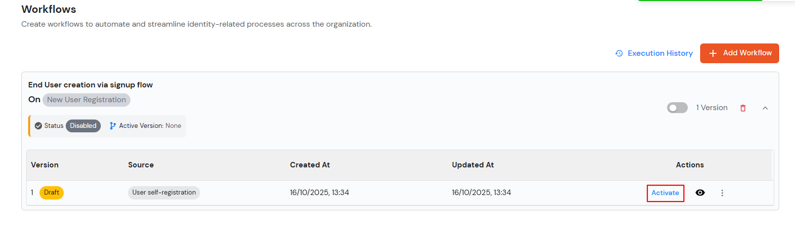 Draft Workflow in Admin handbook