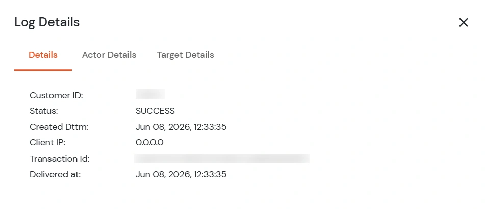 miniOrange Identity Platform Admin Handbook: email event details