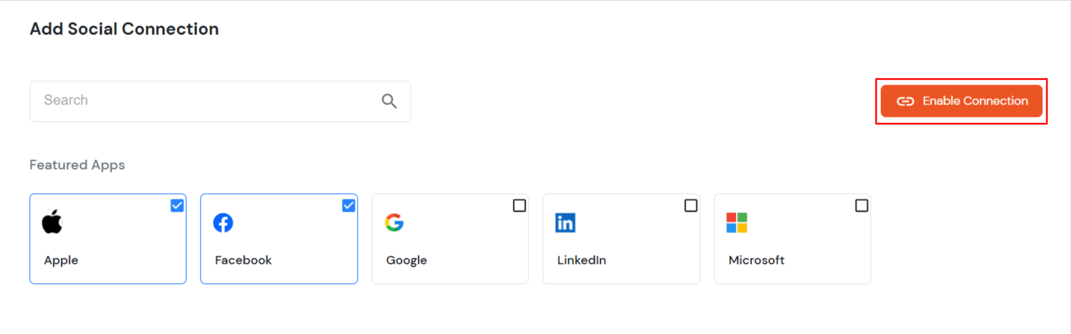 miniOrange Identity Platform Admin Handbook: Enable Social Connection