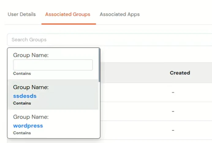 miniOrange Identity Platform Admin Handbook: Enter Group Name