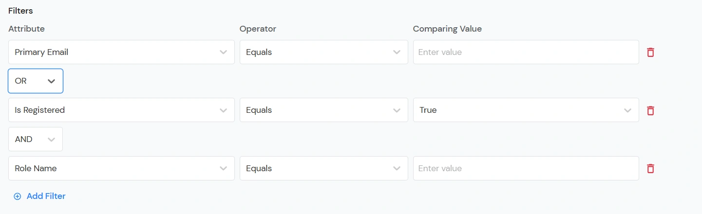 miniOrange Identity Platform Admin Handbook: Report filters