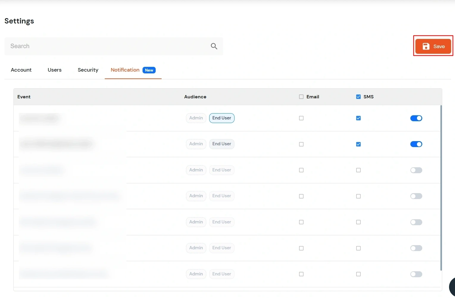 miniOrange Identity Platform Admin Handbook: Enable or disable notification channel