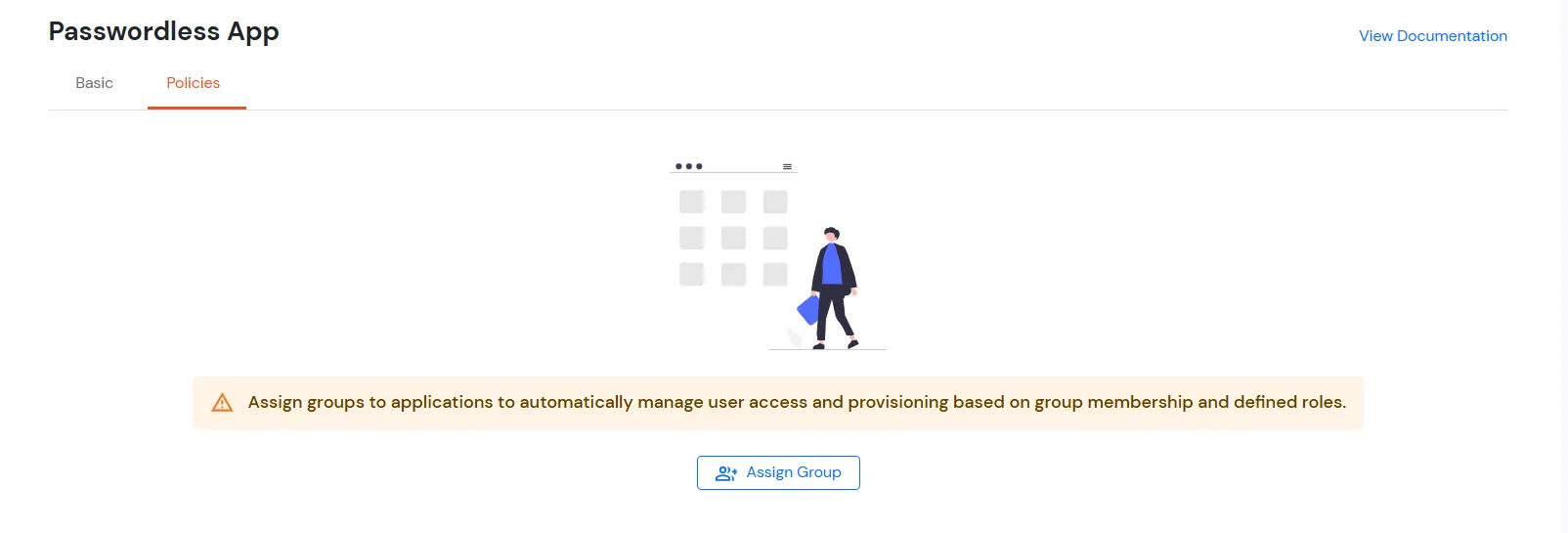 miniOrange Identity Platform Admin Handbook: In Policies, click Add Policy