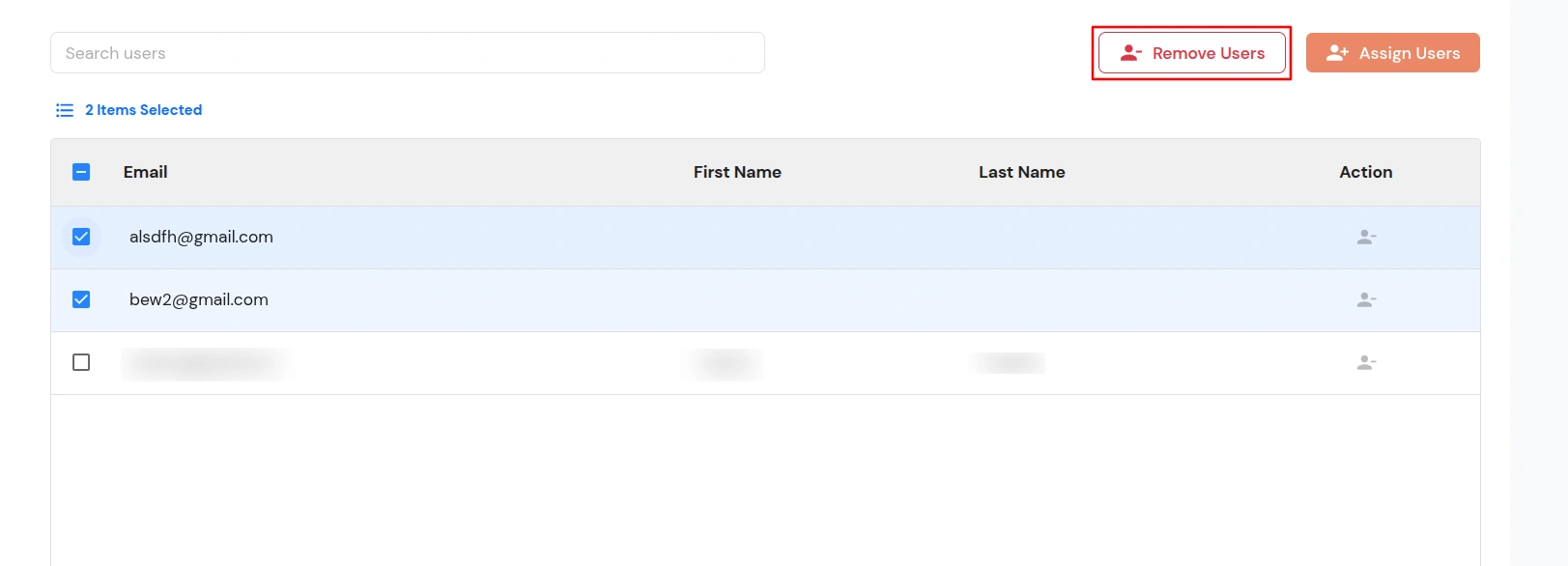 miniOrange Identity Platform Admin Handbook: Remove Multiple users 
