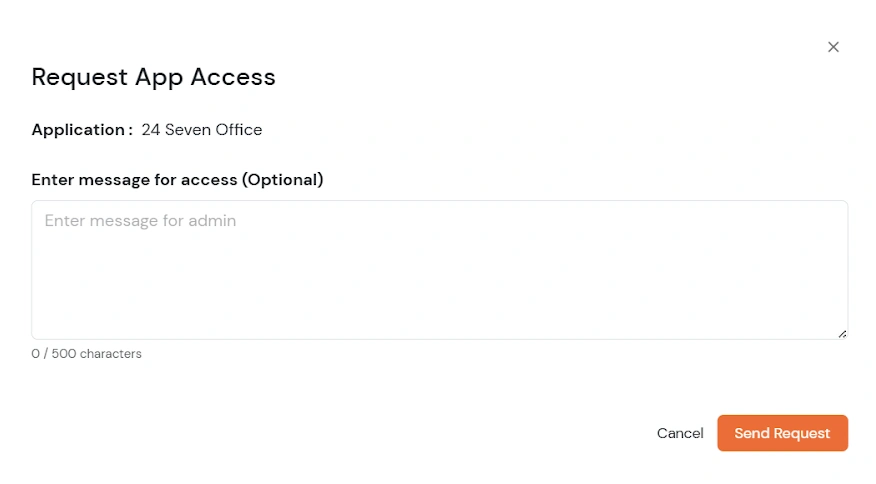miniOrange Identity Platform Admin Handbook: Request Message Box 