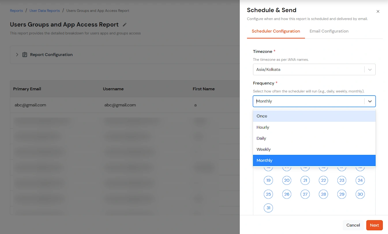 miniOrange Identity Platform Admin Handbook: Scheduler settings