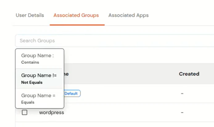 miniOrange Identity Platform Admin Handbook: Search Groups